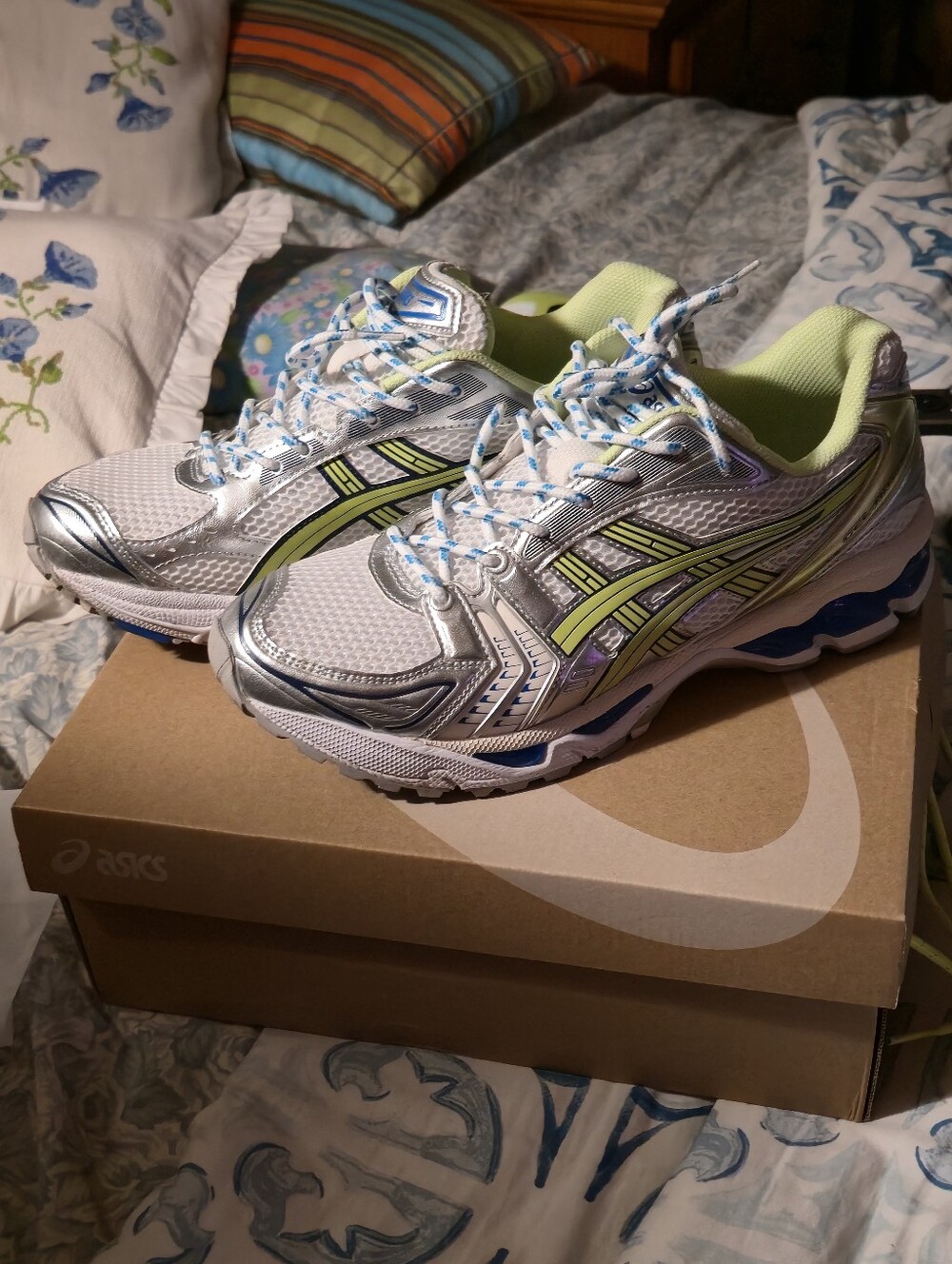 Acics Gel Kayano 14  Lime Green
